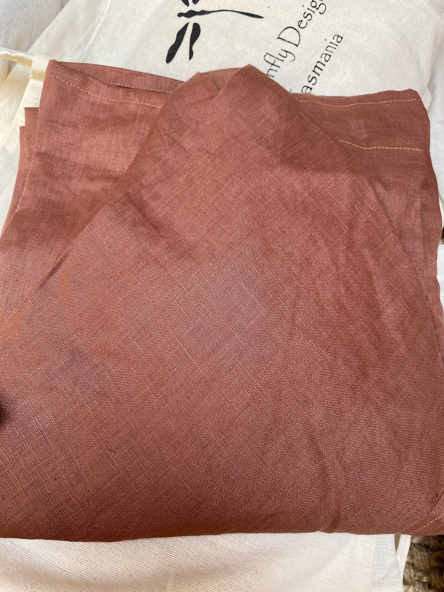 Steph Dress- Australian Designed Handmade Linen Clothing -Dragonfly Tasmania