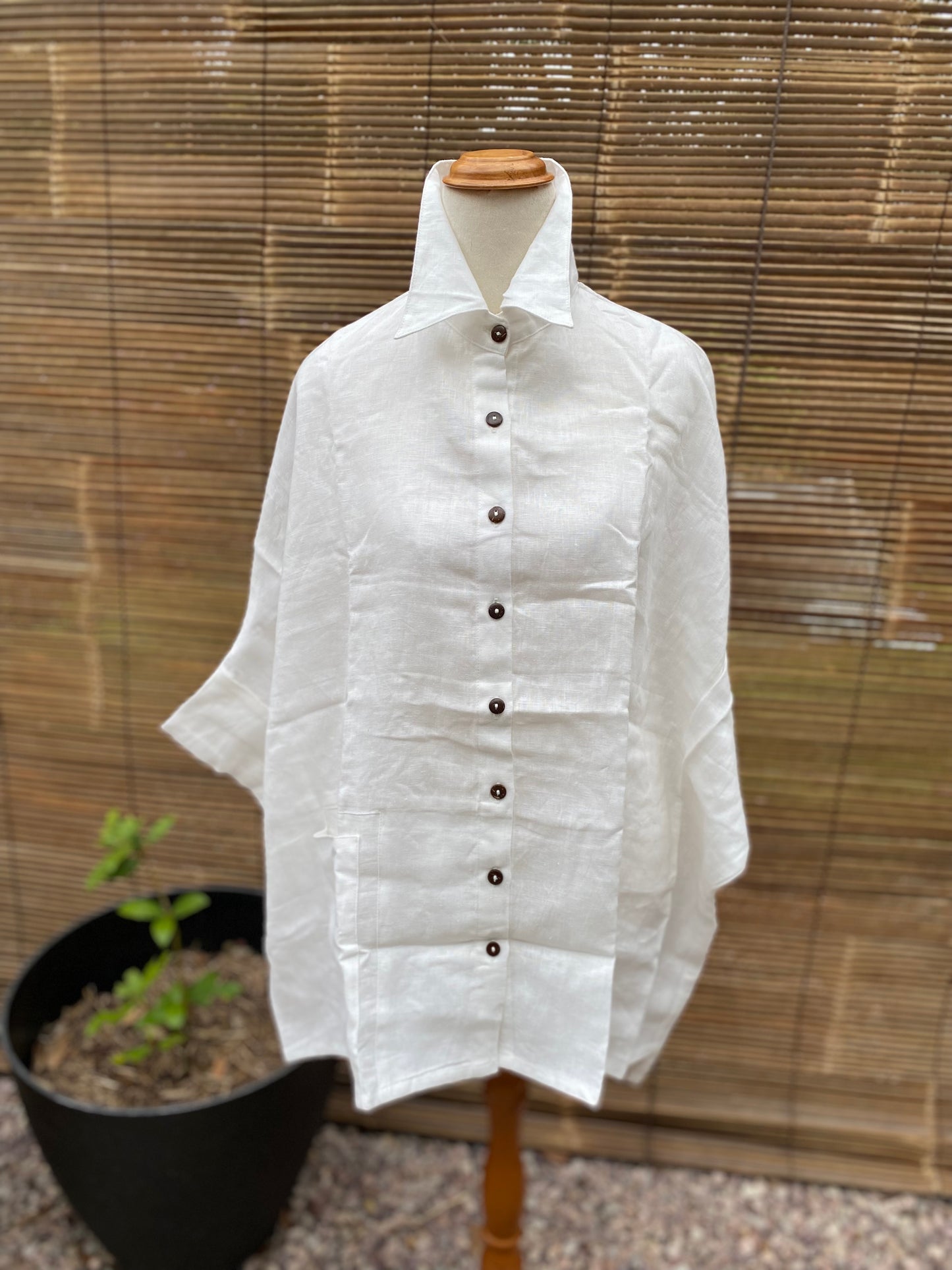 The Shirt- Australian Designed Handmade Linen Clothing -Dragonfly Tasmania