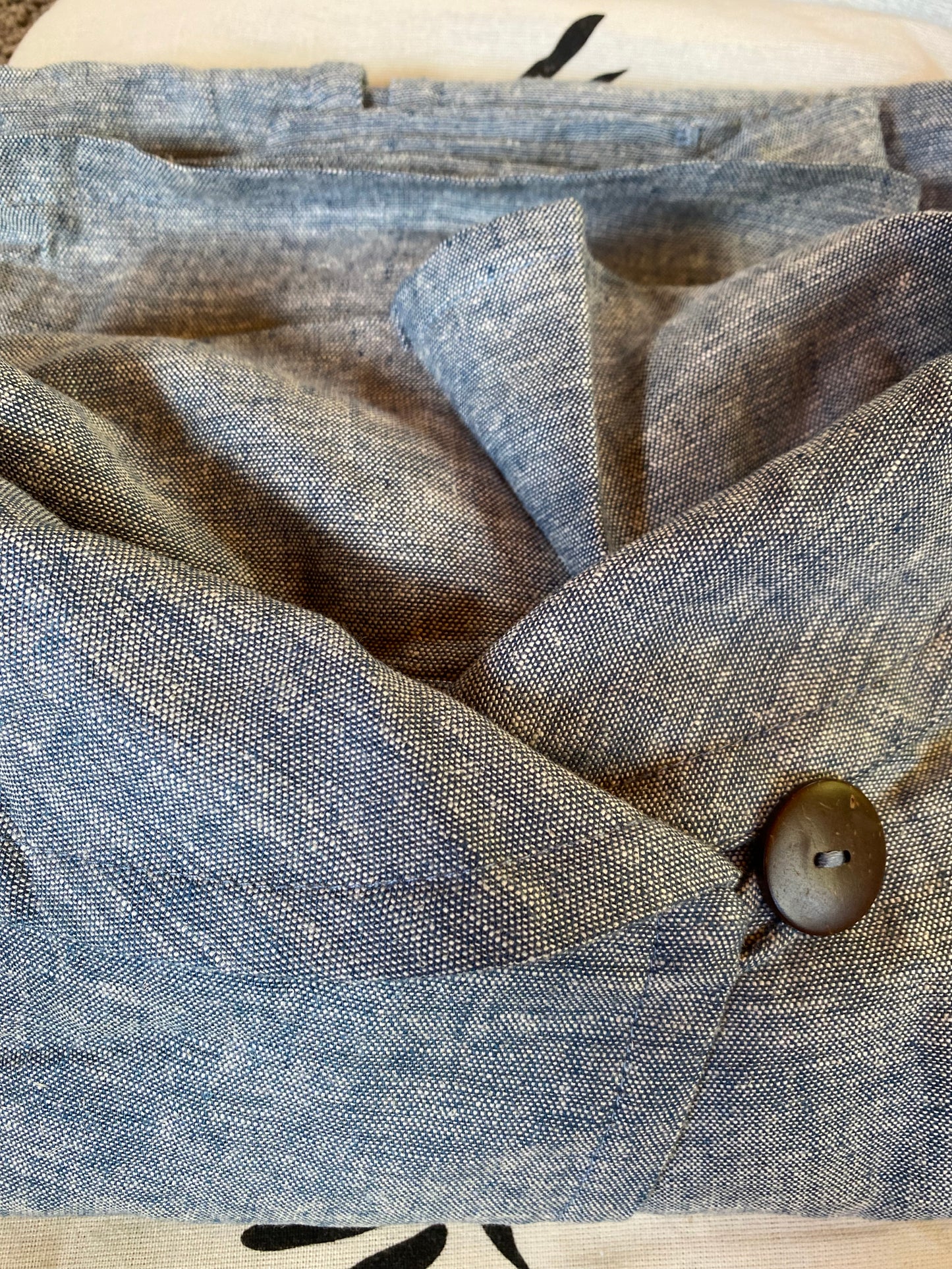 Duster Coat- Australian Designed Handmade Linen Clothing -Dragonfly Tasmania