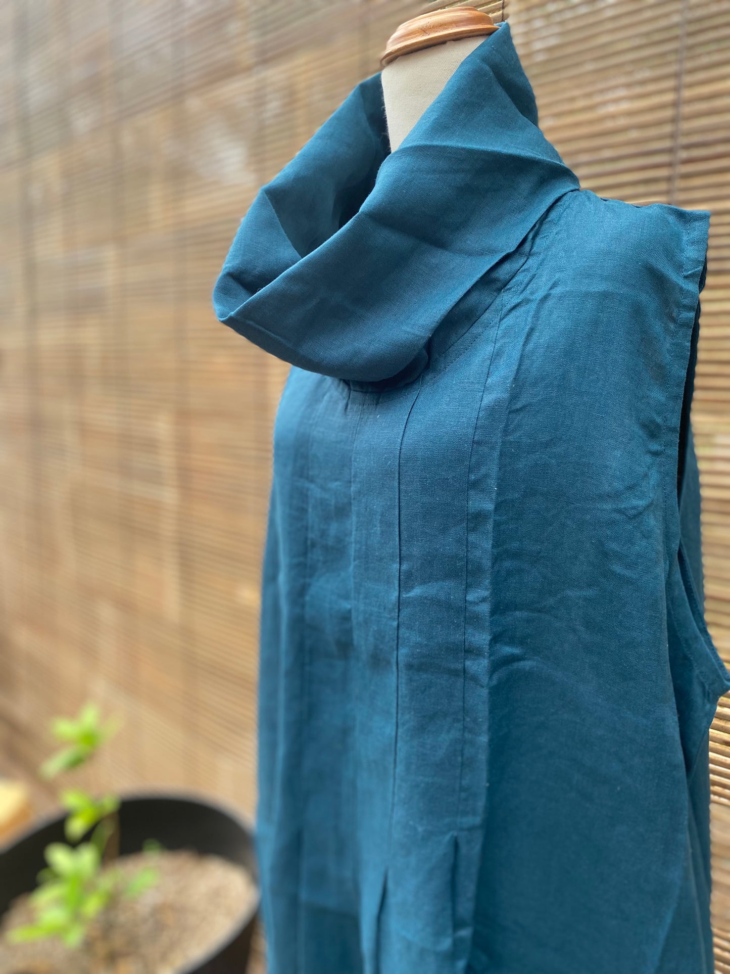 Steph Dress- Australian Designed Handmade Linen Clothing -Dragonfly Tasmania