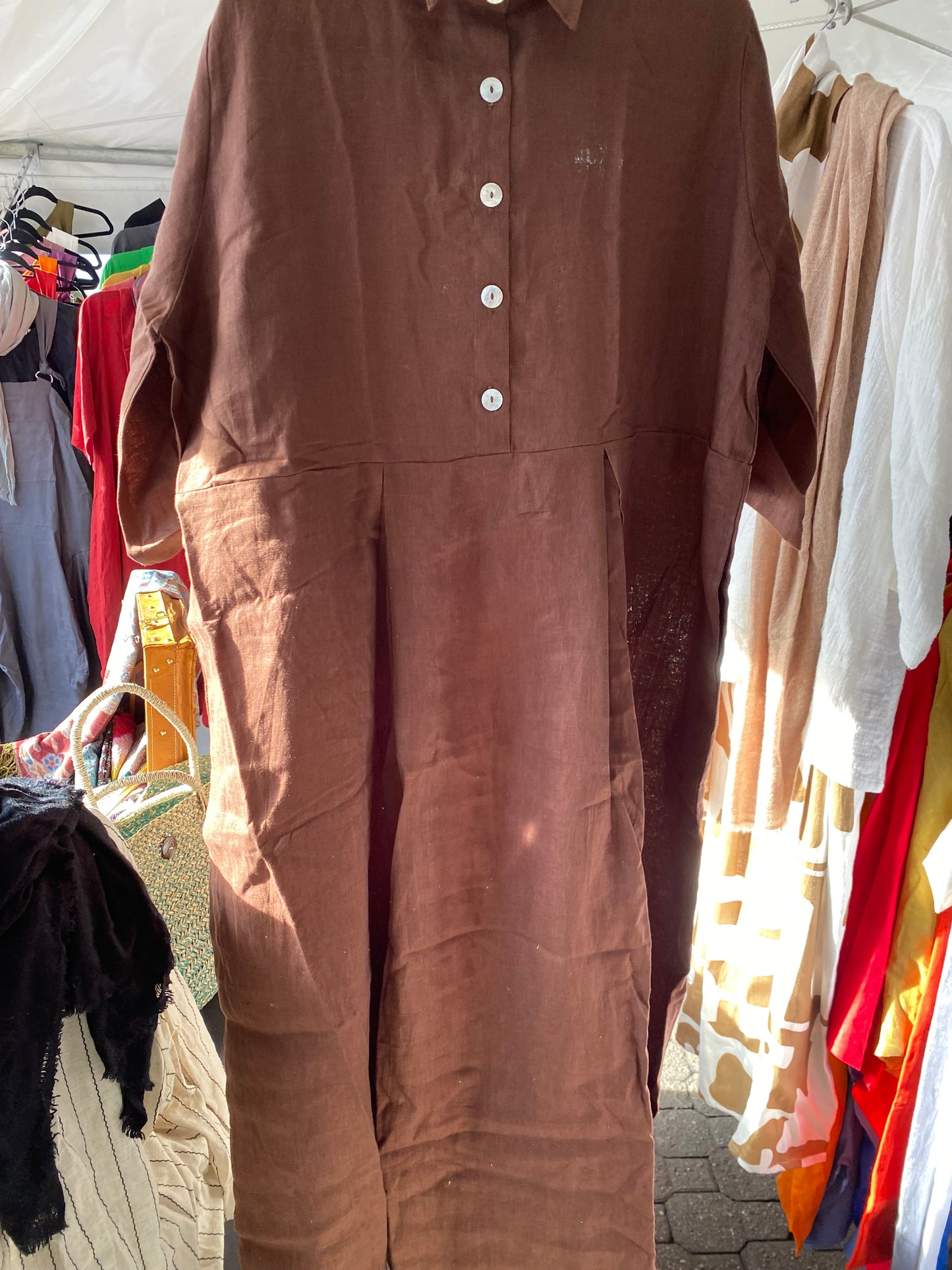 Suzana Dress- Australian Designed Handmade Linen Clothing -Dragonfly Tasmania