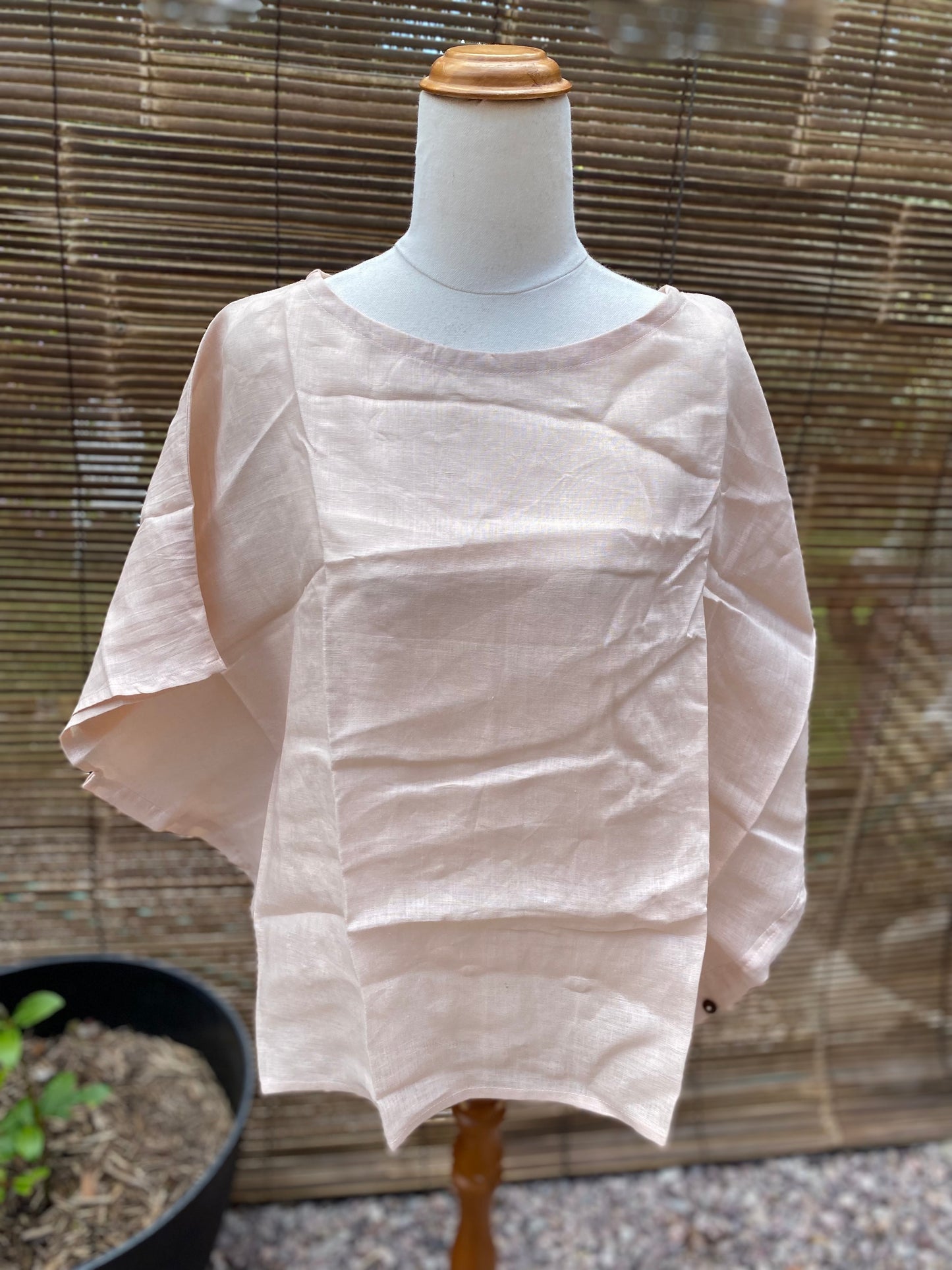 Summer Top- Australian Designed Handmade Linen Clothing -Dragonfly Tasmania