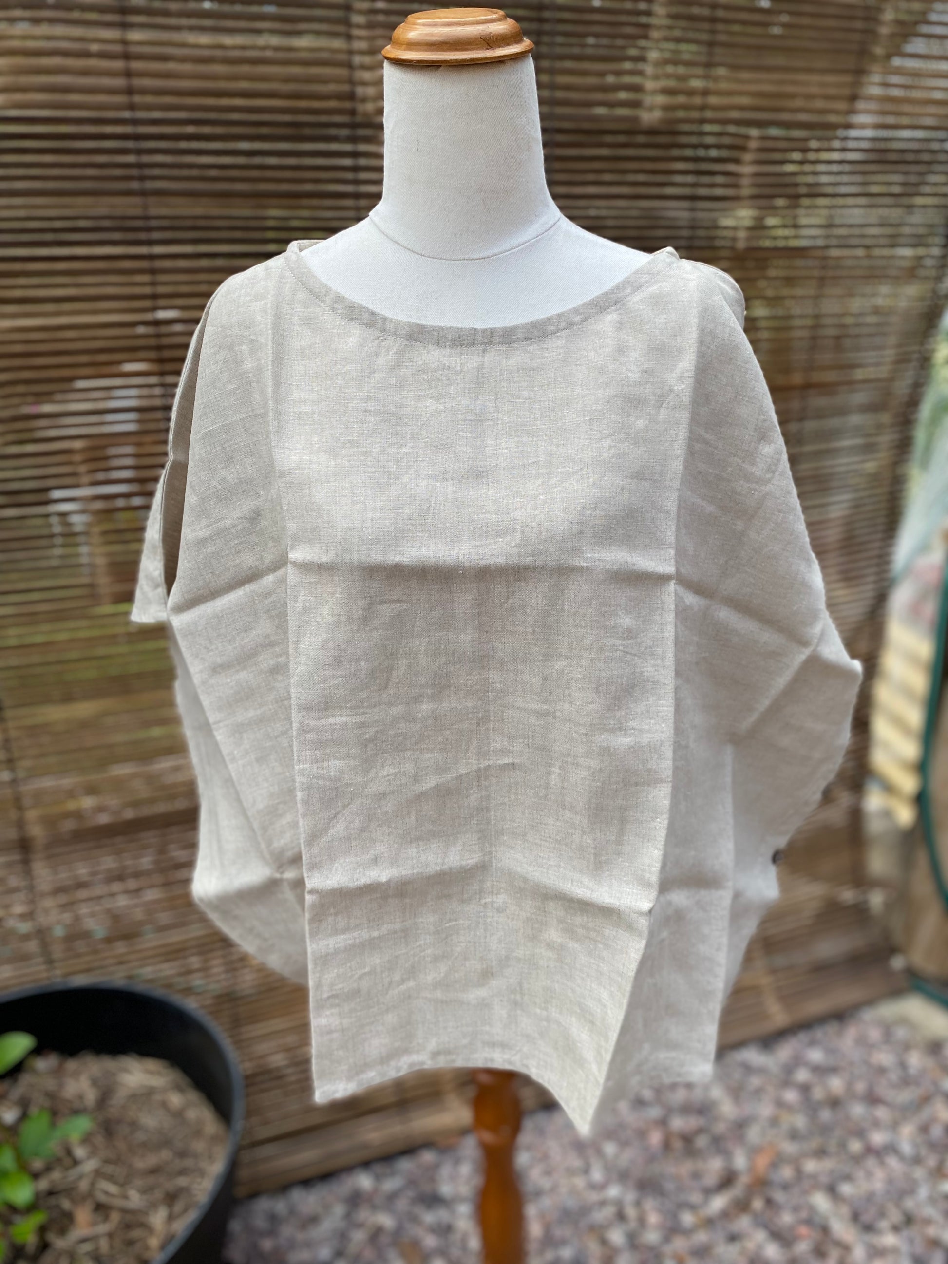 Summer Top- Australian Designed Handmade Linen Clothing -Dragonfly Tasmania