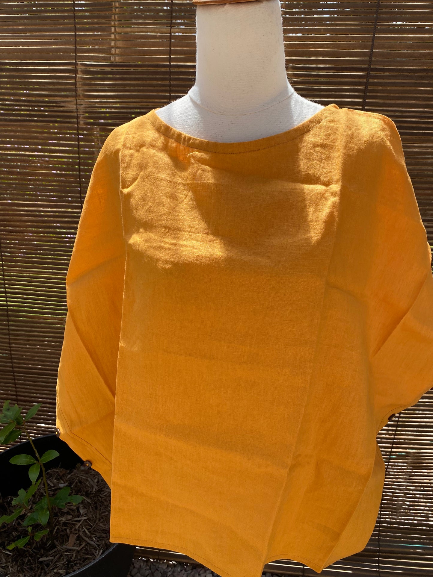 Summer Top- Australian Designed Handmade Linen Clothing -Dragonfly Tasmania