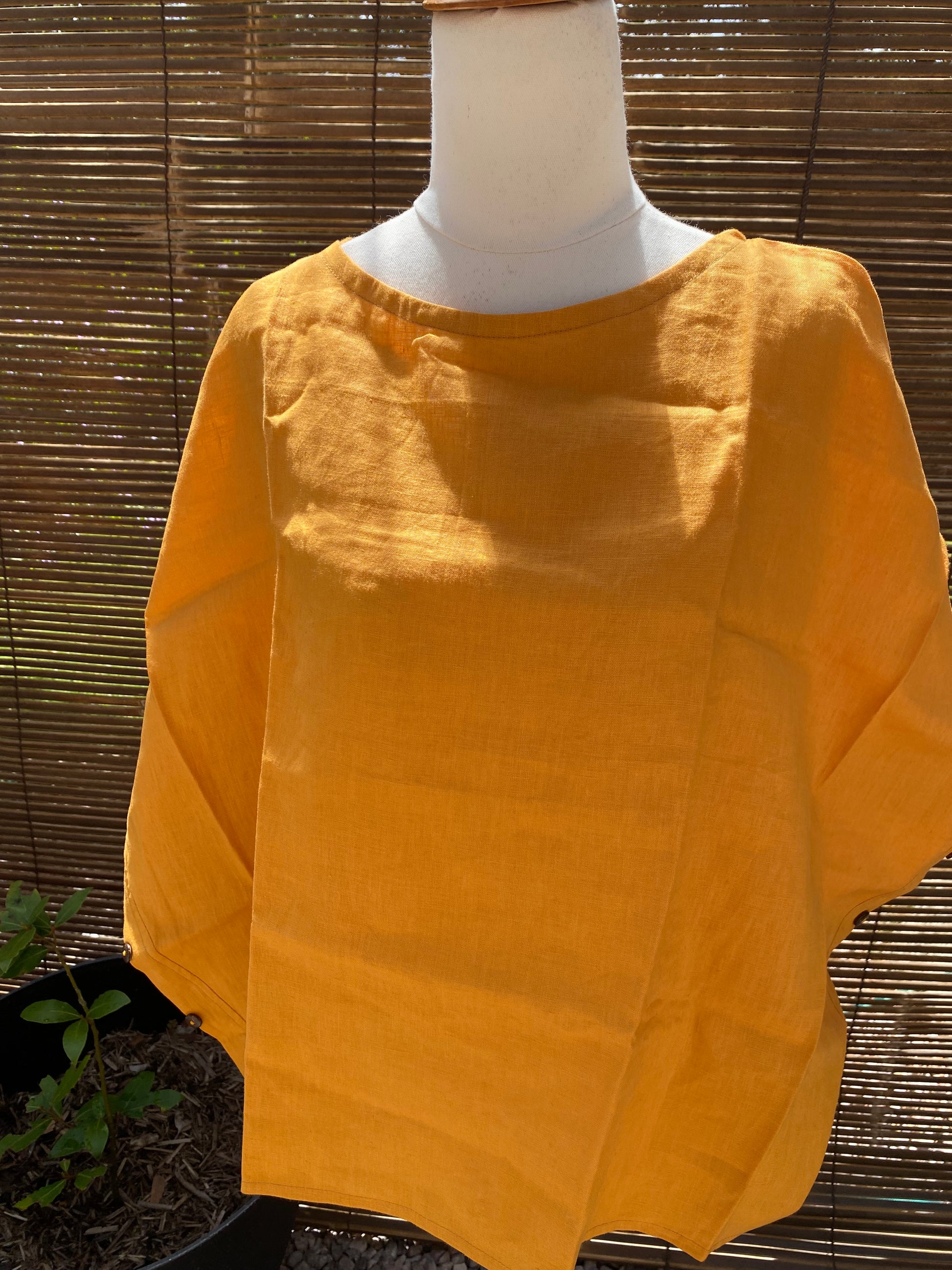 Summer Top- Australian Designed Handmade Linen Clothing -Dragonfly Tasmania