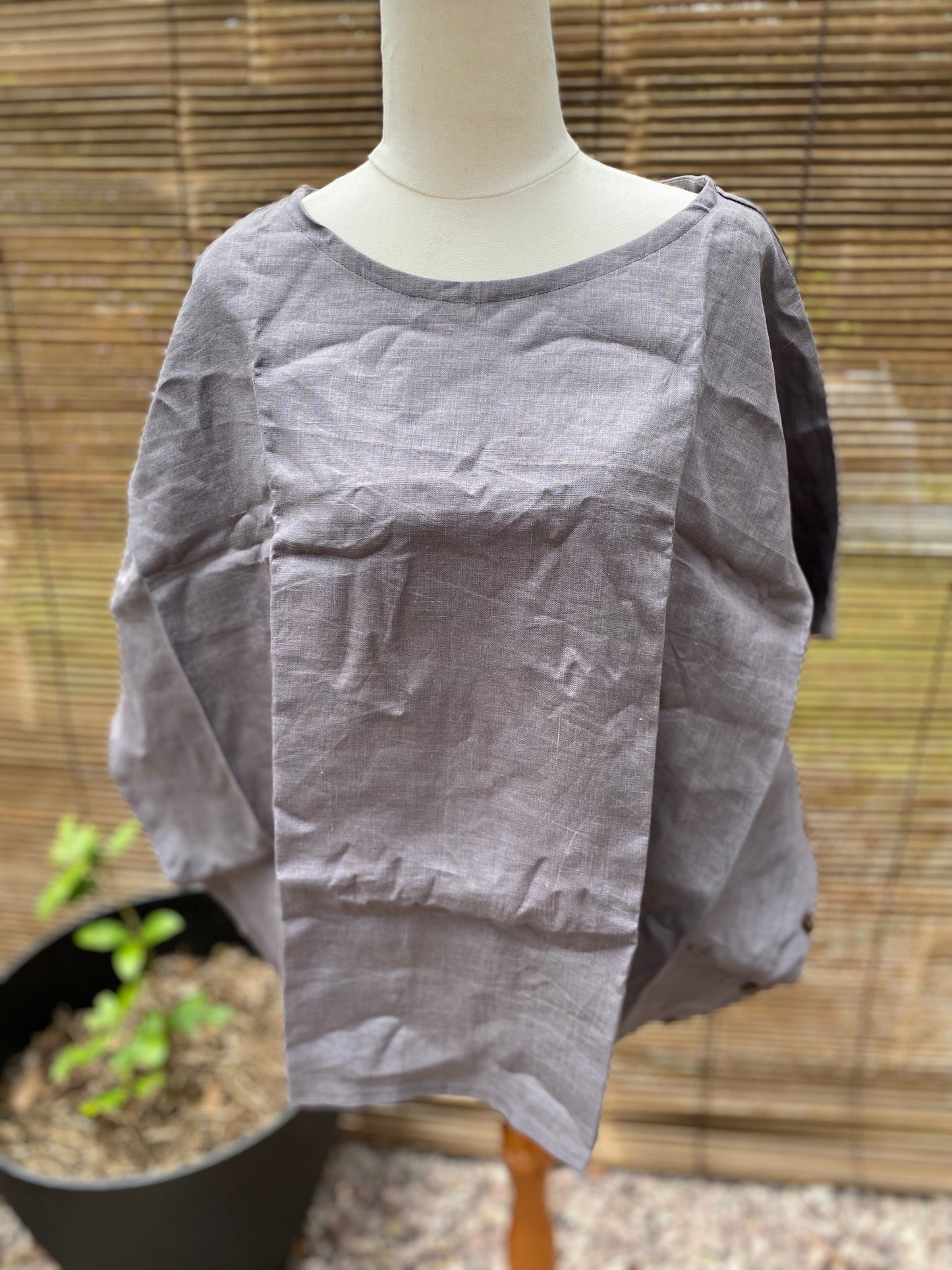 Summer Top- Australian Designed Handmade Linen Clothing -Dragonfly Tasmania