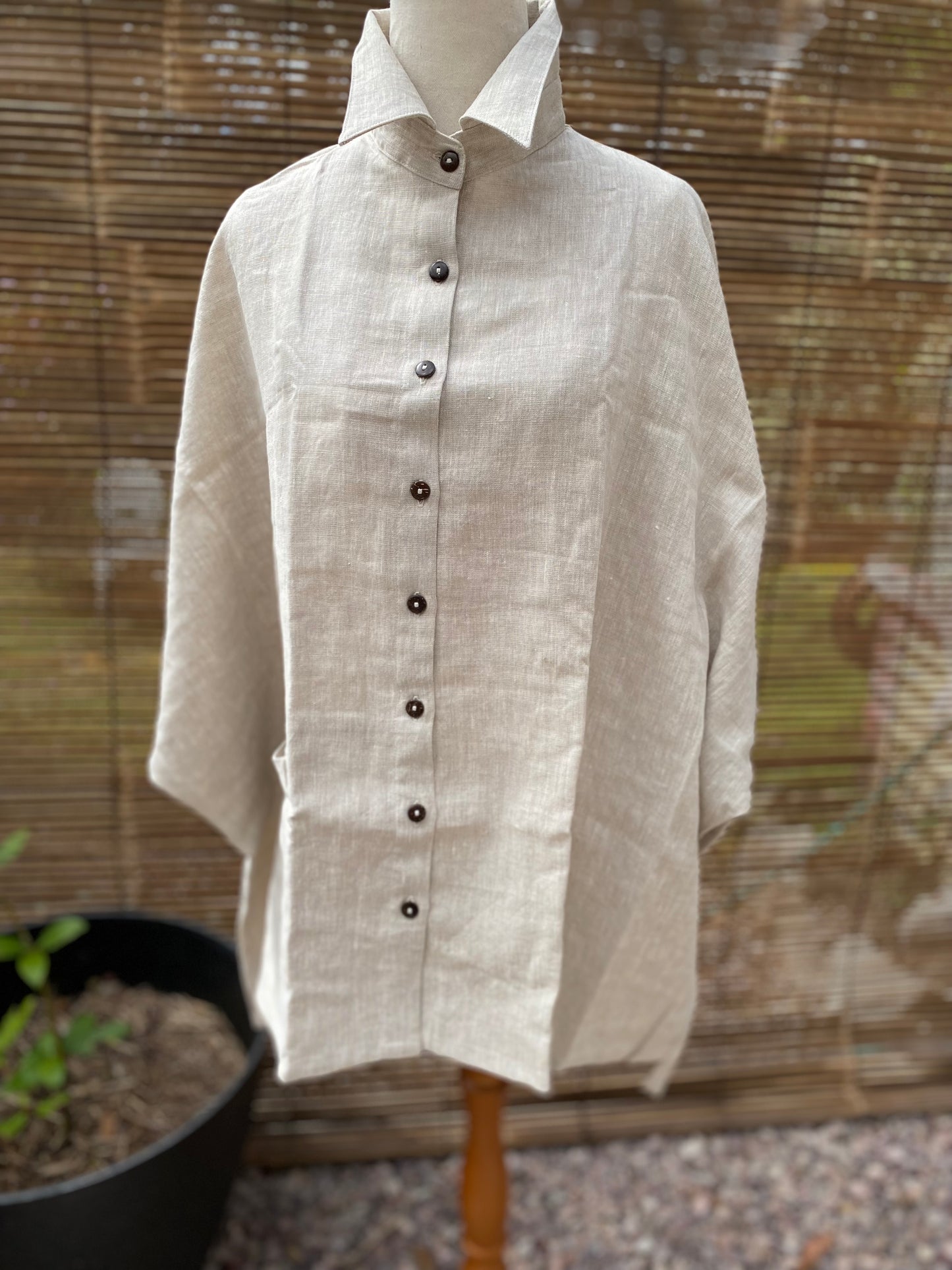 The Shirt- Australian Designed Handmade Linen Clothing -Dragonfly Tasmania