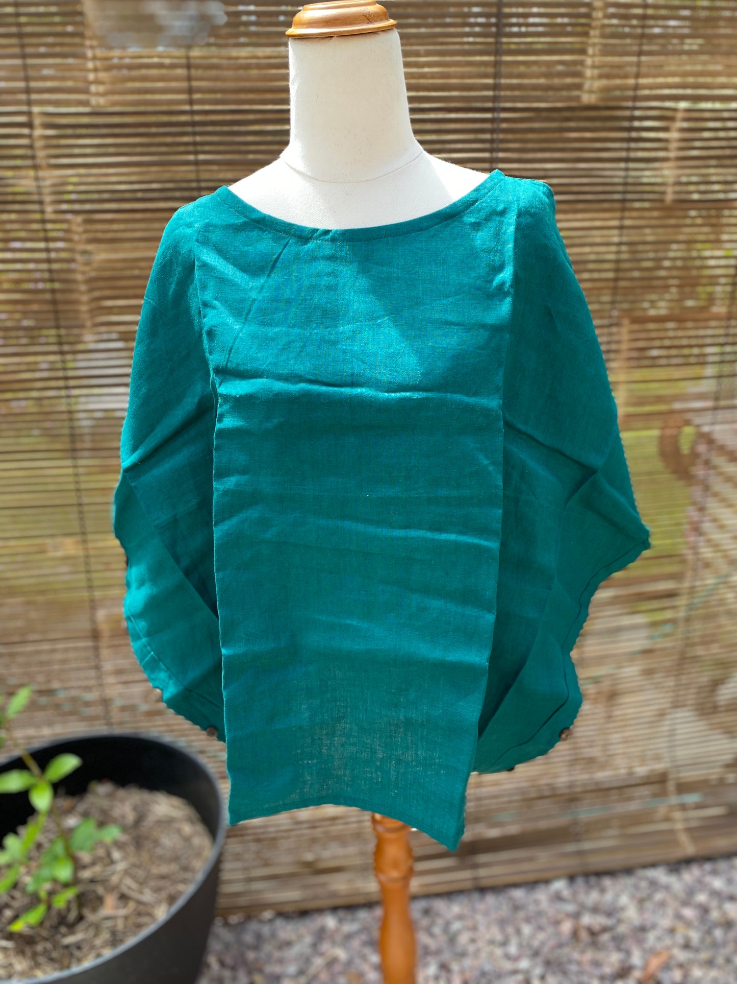 Summer Top- Australian Designed Handmade Linen Clothing -Dragonfly Tasmania