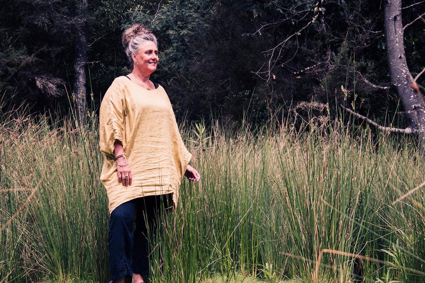Zeb Tunic- Australian Designed Handmade Linen Clothing -Dragonfly Tasmania