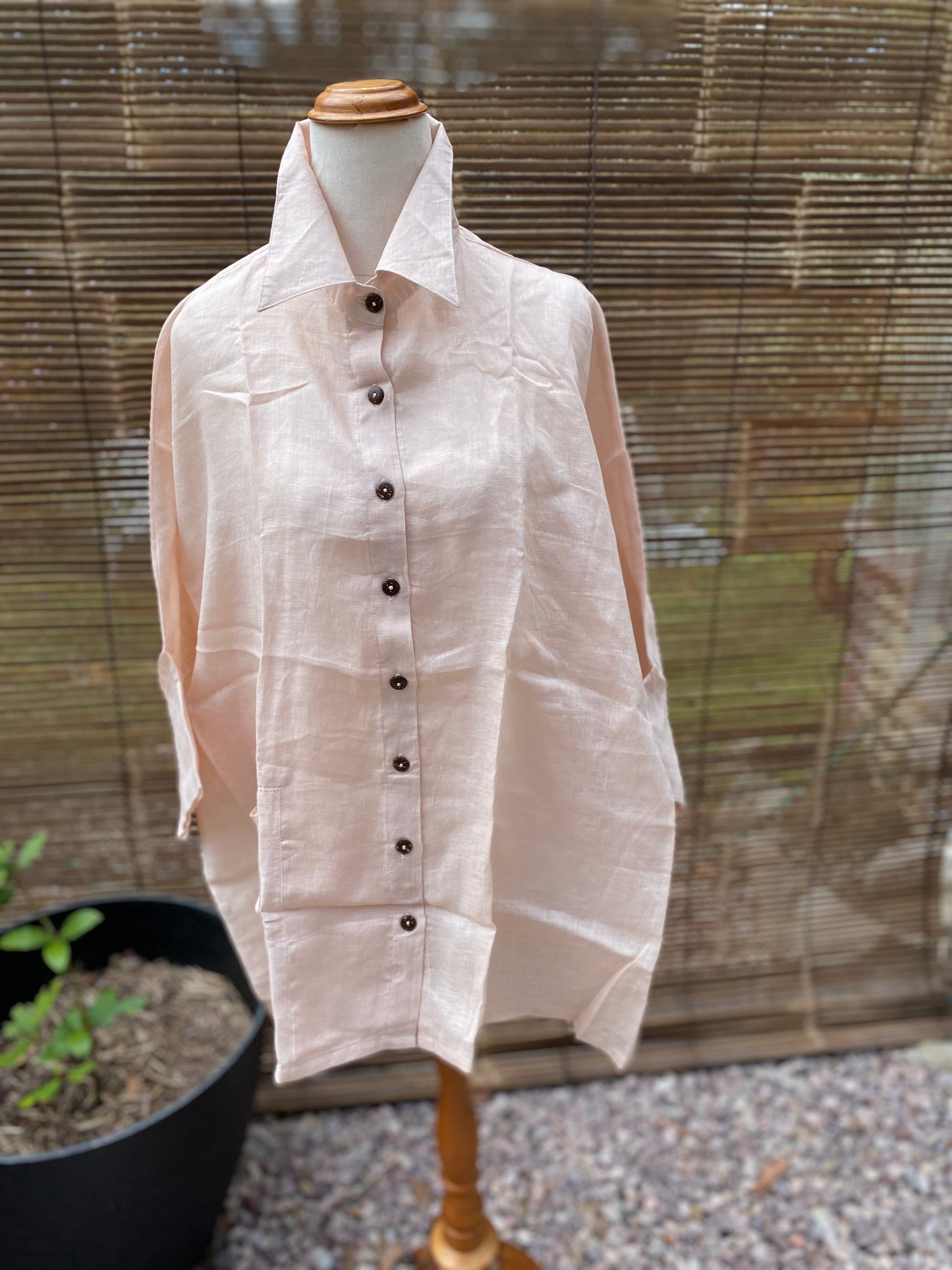 The Shirt- Australian Designed Handmade Linen Clothing -Dragonfly Tasmania