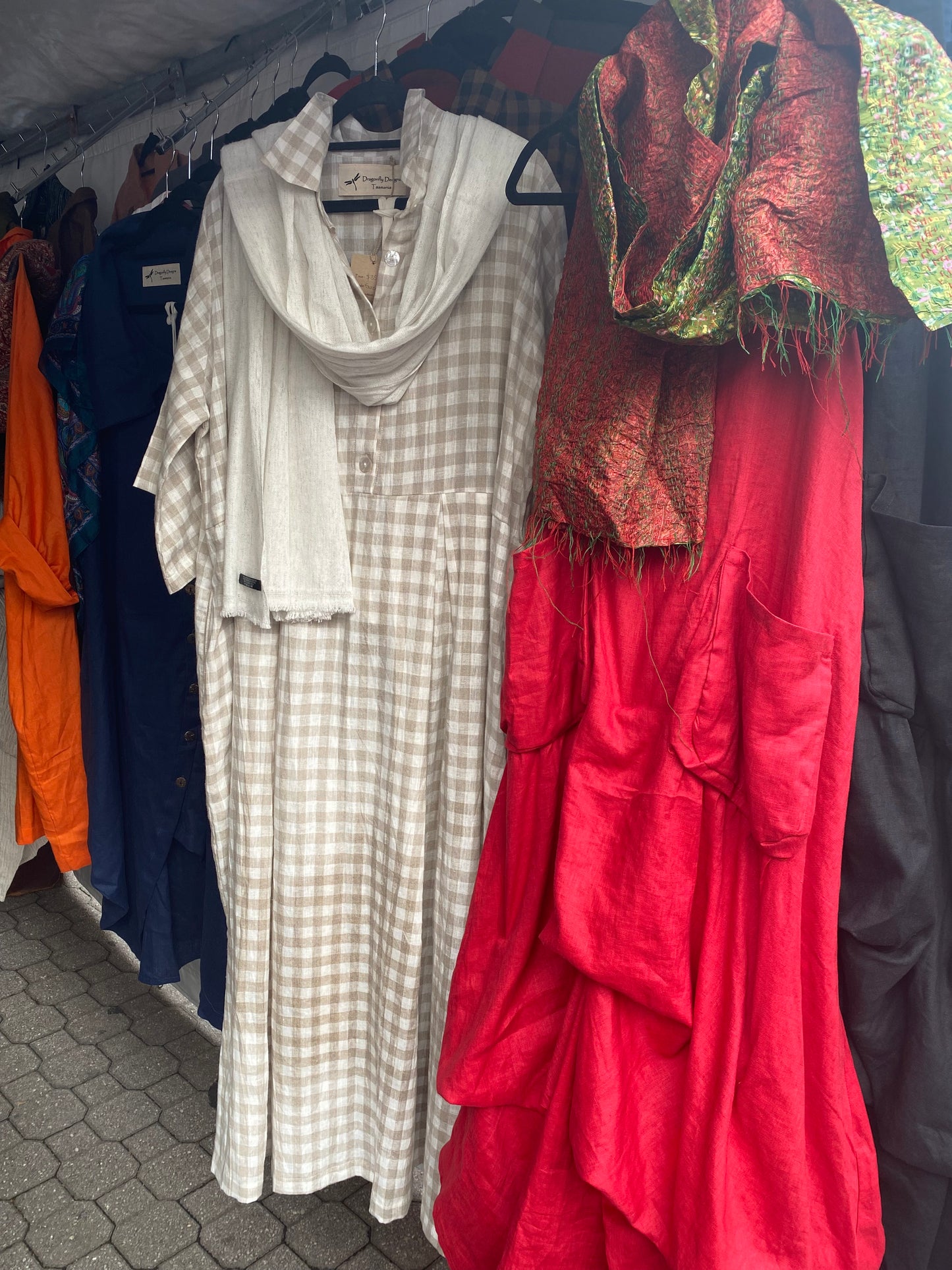 Suzana Dress- Australian Designed Handmade Linen Clothing -Dragonfly Tasmania