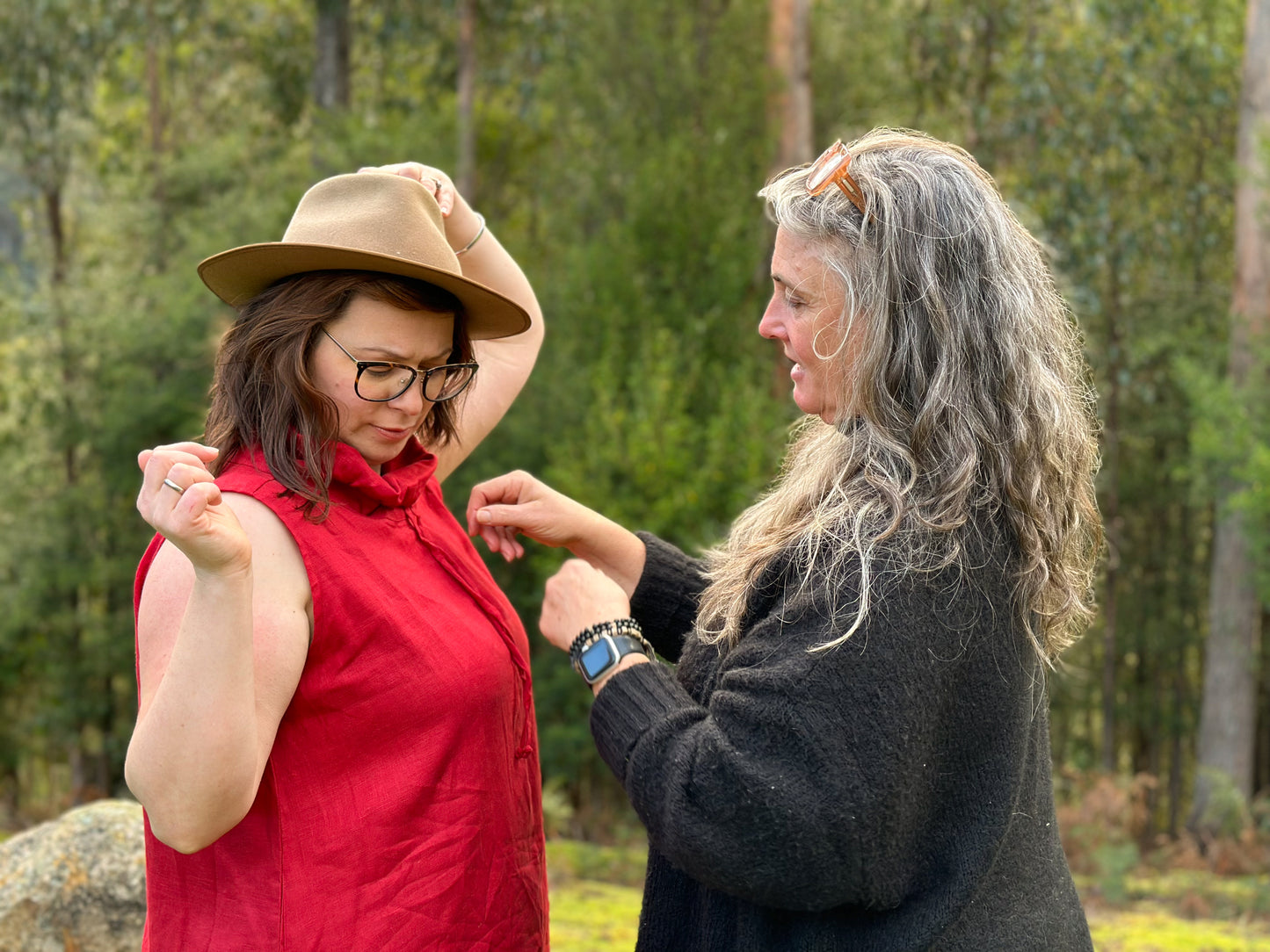 Deb Tunic- Australian Designed Handmade Linen Clothing -Dragonfly Tasmania