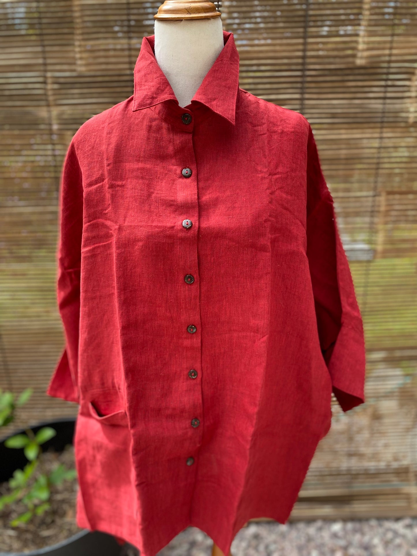 The Shirt- Australian Designed Handmade Linen Clothing -Dragonfly Tasmania