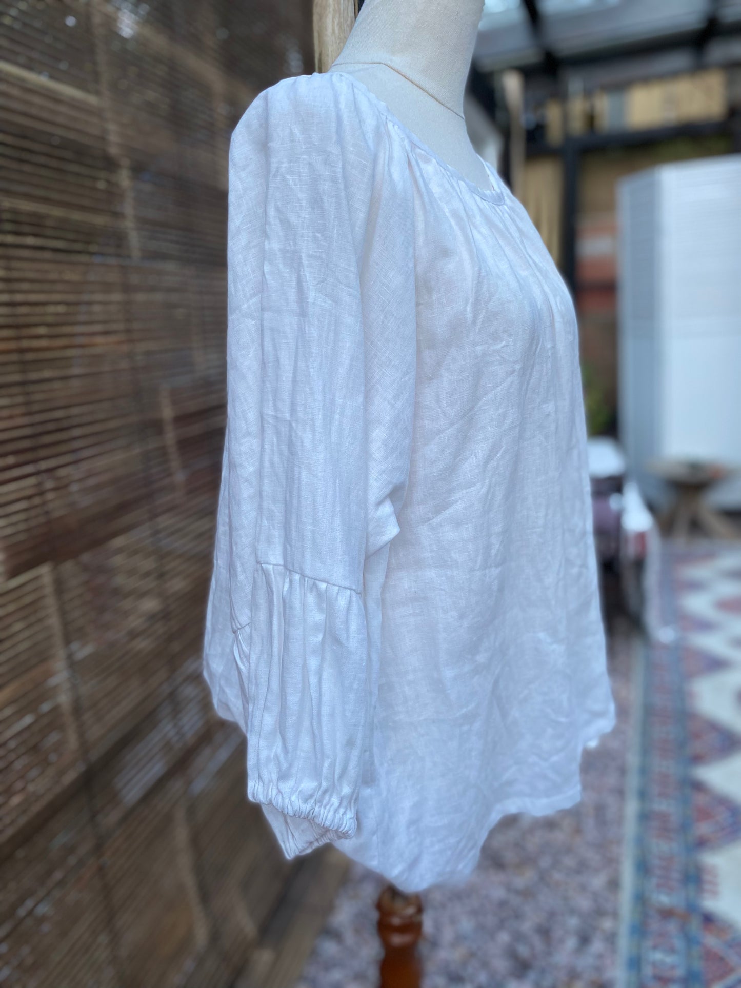 The Blouse- Australian Designed Handmade Linen Clothing -Dragonfly Tasmania