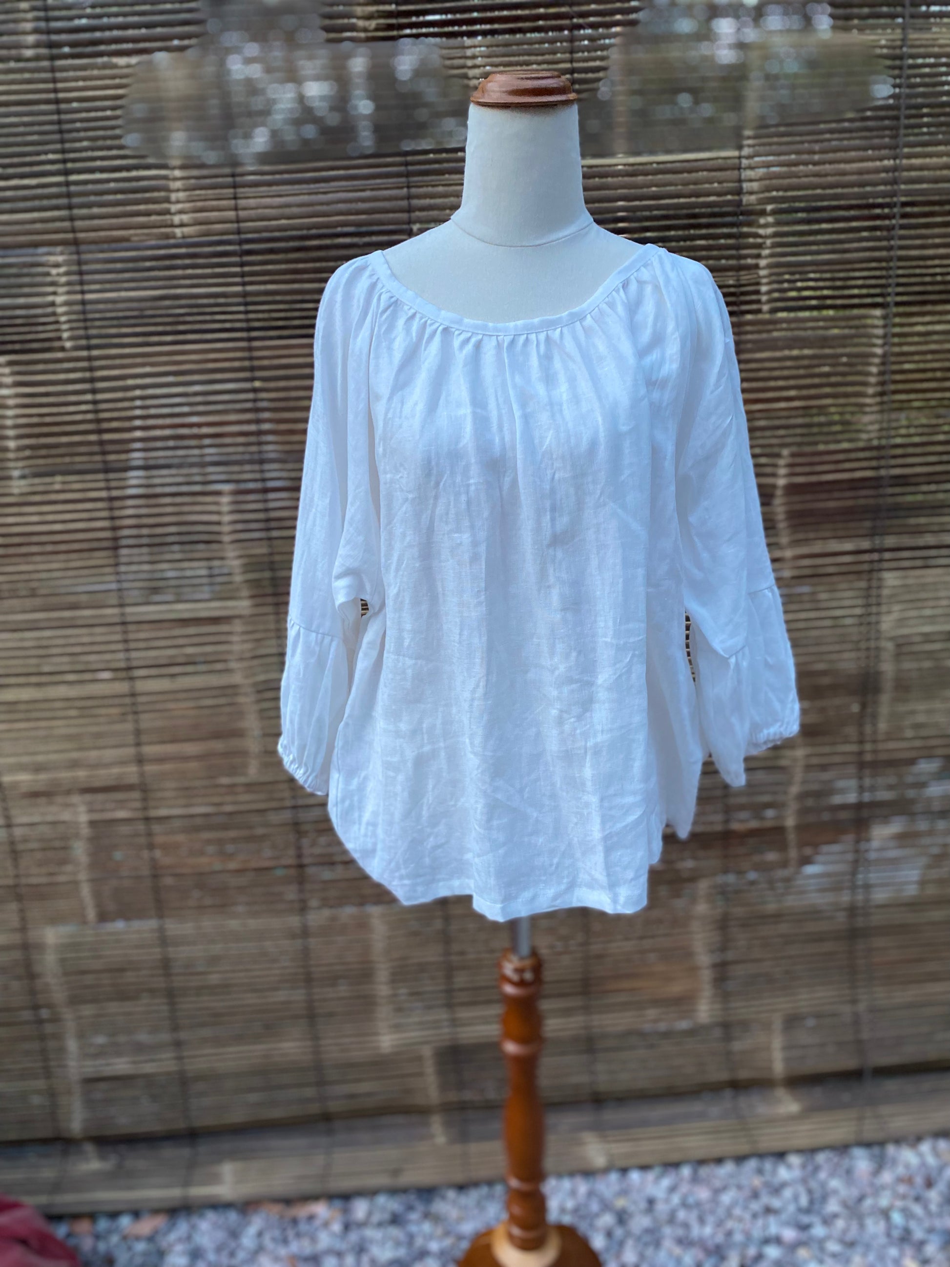 The Blouse- Australian Designed Handmade Linen Clothing -Dragonfly Tasmania