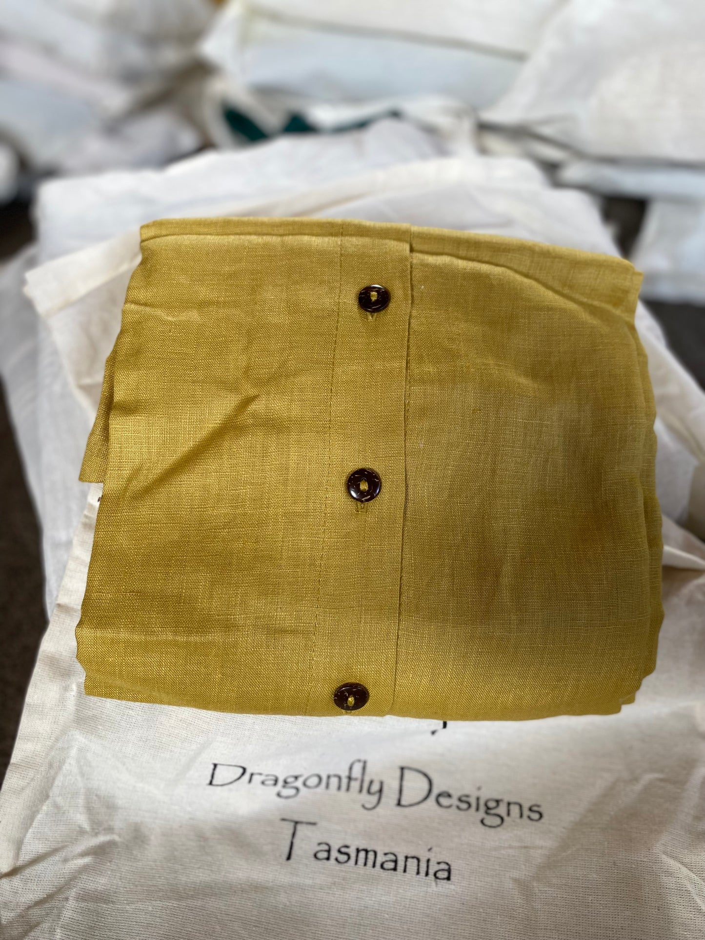 The Shirt- Australian Designed Handmade Linen Clothing -Dragonfly Tasmania