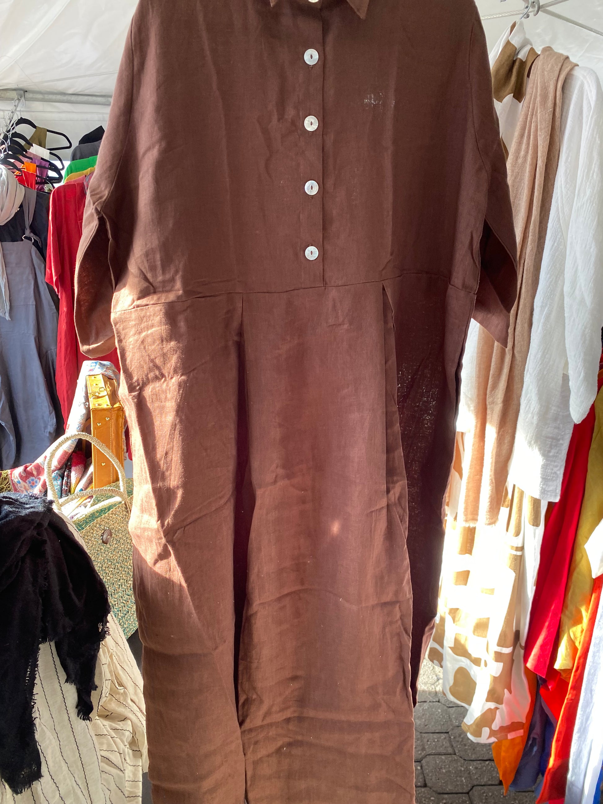Suzana Dress- Australian Designed Handmade Linen Clothing -Dragonfly Tasmania