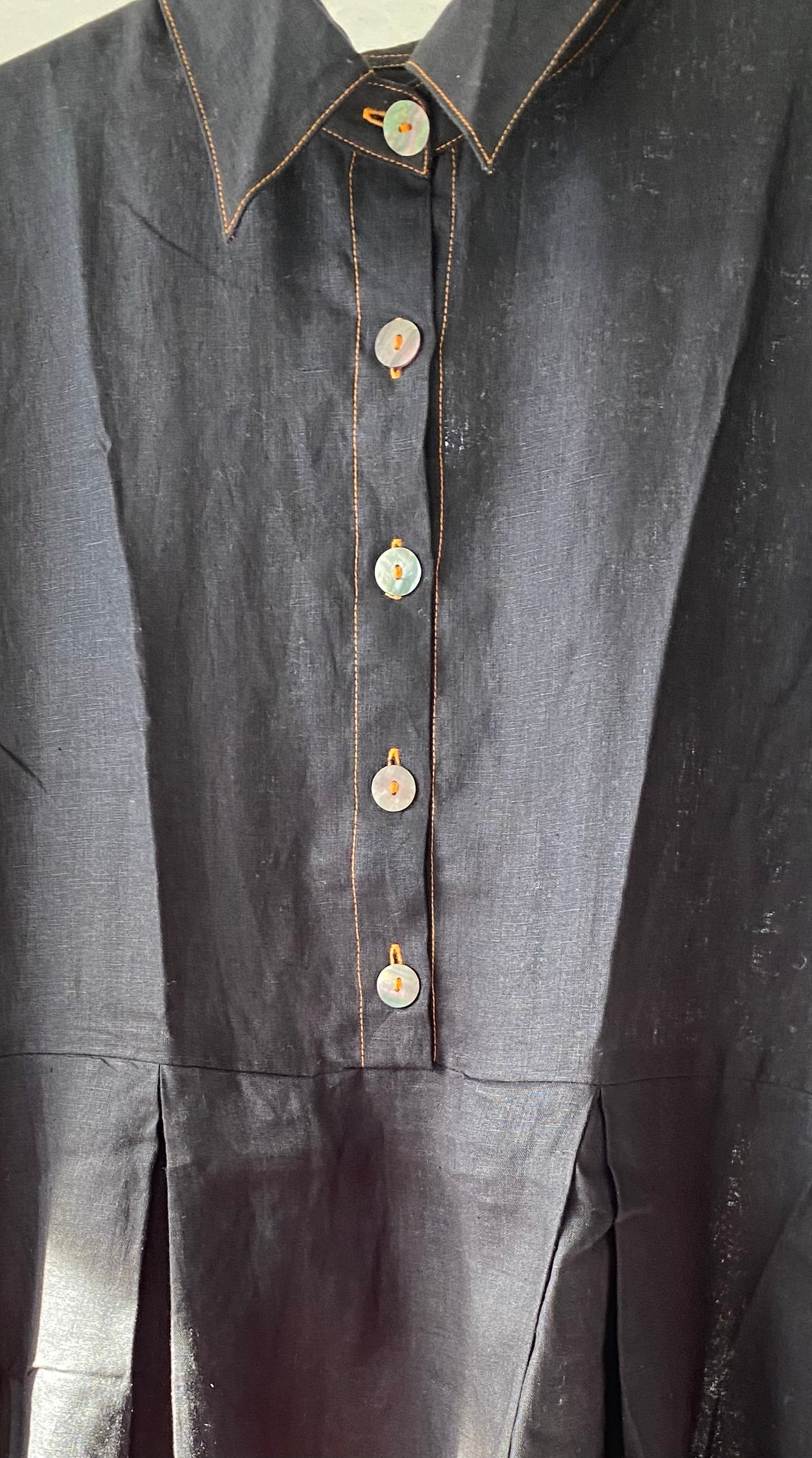 Suzana Dress- Australian Designed Handmade Linen Clothing -Dragonfly Tasmania
