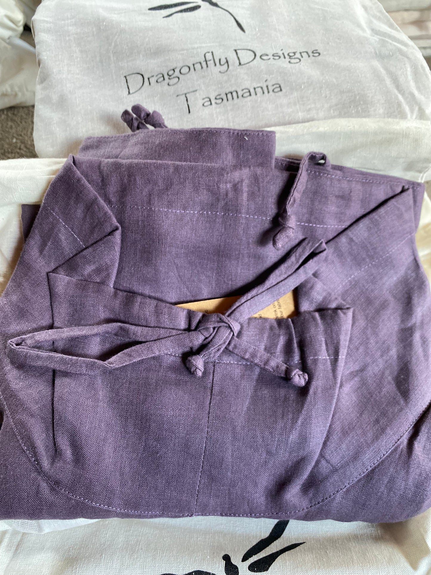 Deb Tunic- Australian Designed Handmade Linen Clothing -Dragonfly Tasmania