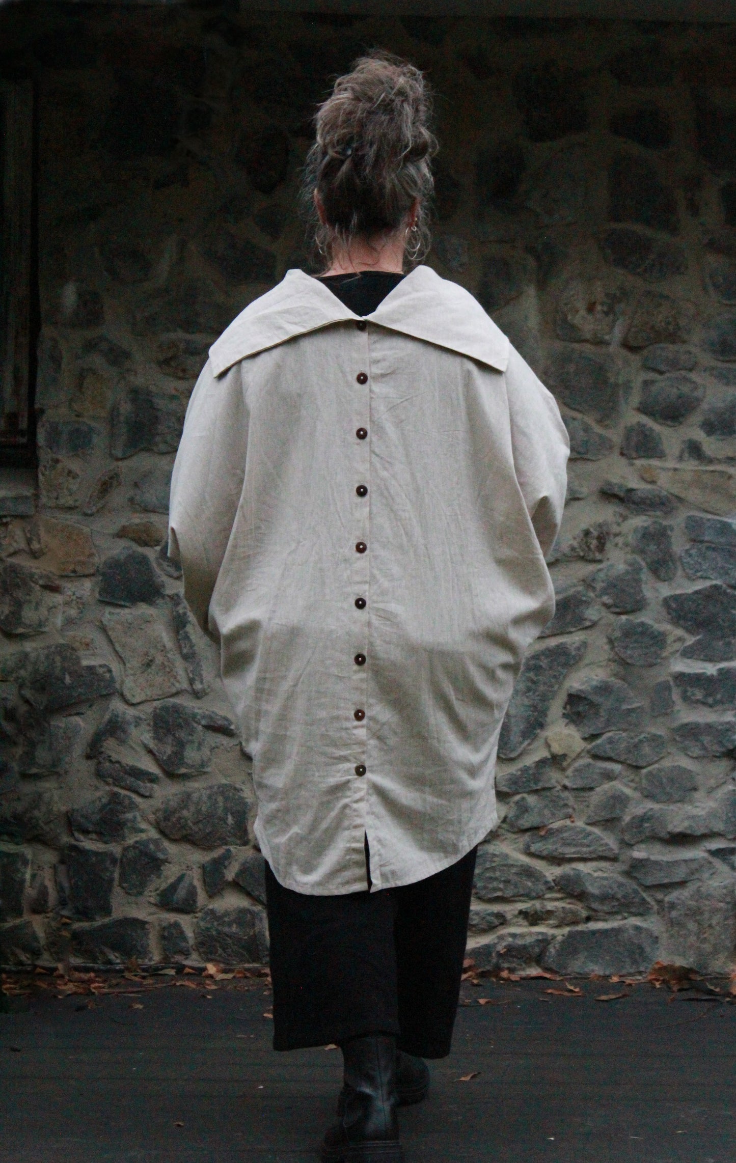 Zen tunic- Australian Designed Handmade Linen Clothing -Dragonfly Tasmania