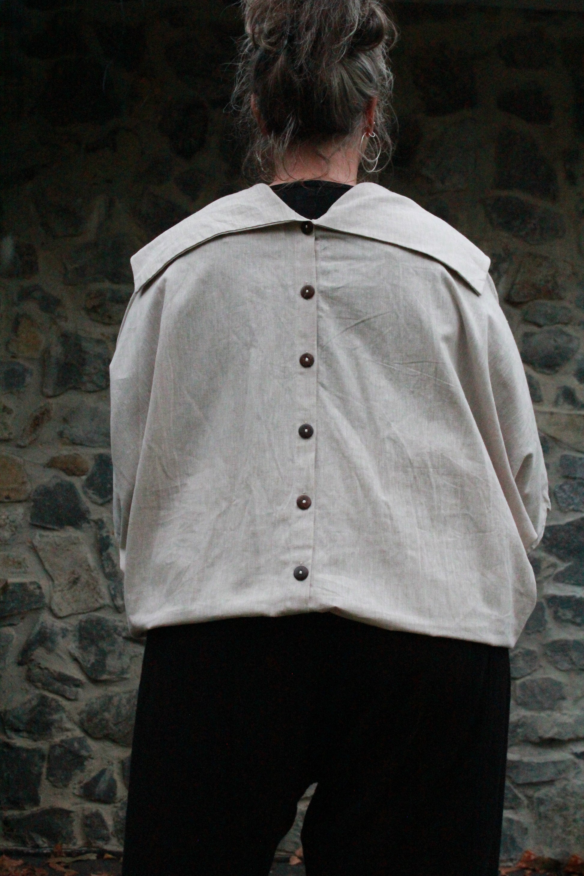 Zen tunic- Australian Designed Handmade Linen Clothing -Dragonfly Tasmania